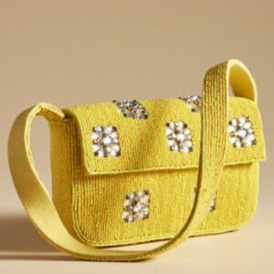 NWT Anthropologie The Fiona Beaded Bag: Geometric Edition